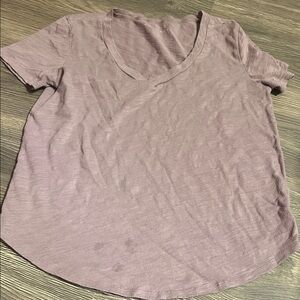 American Eagle Outfitters Mauve Short Sleeve Tee